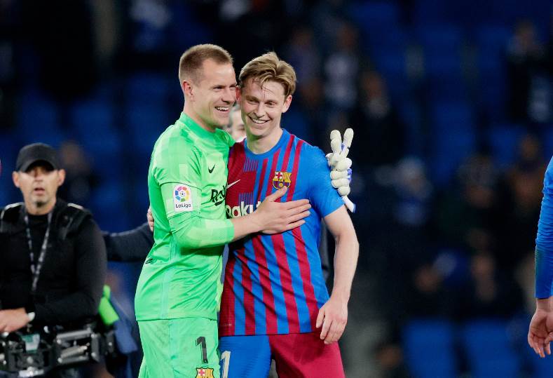برشلونة، دي يونج، تير شتيجن