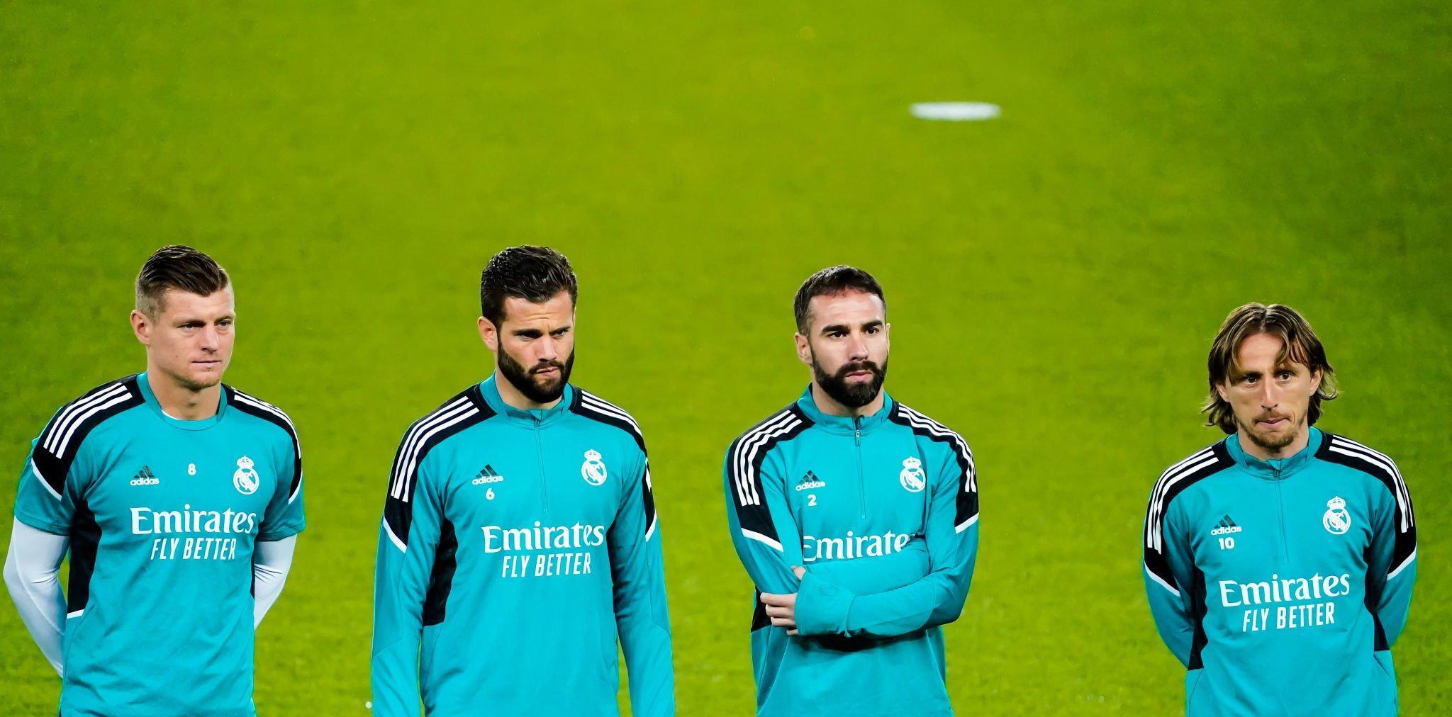 ريال مدريد، ناتشو، مودريتش، كارفخال، كروس