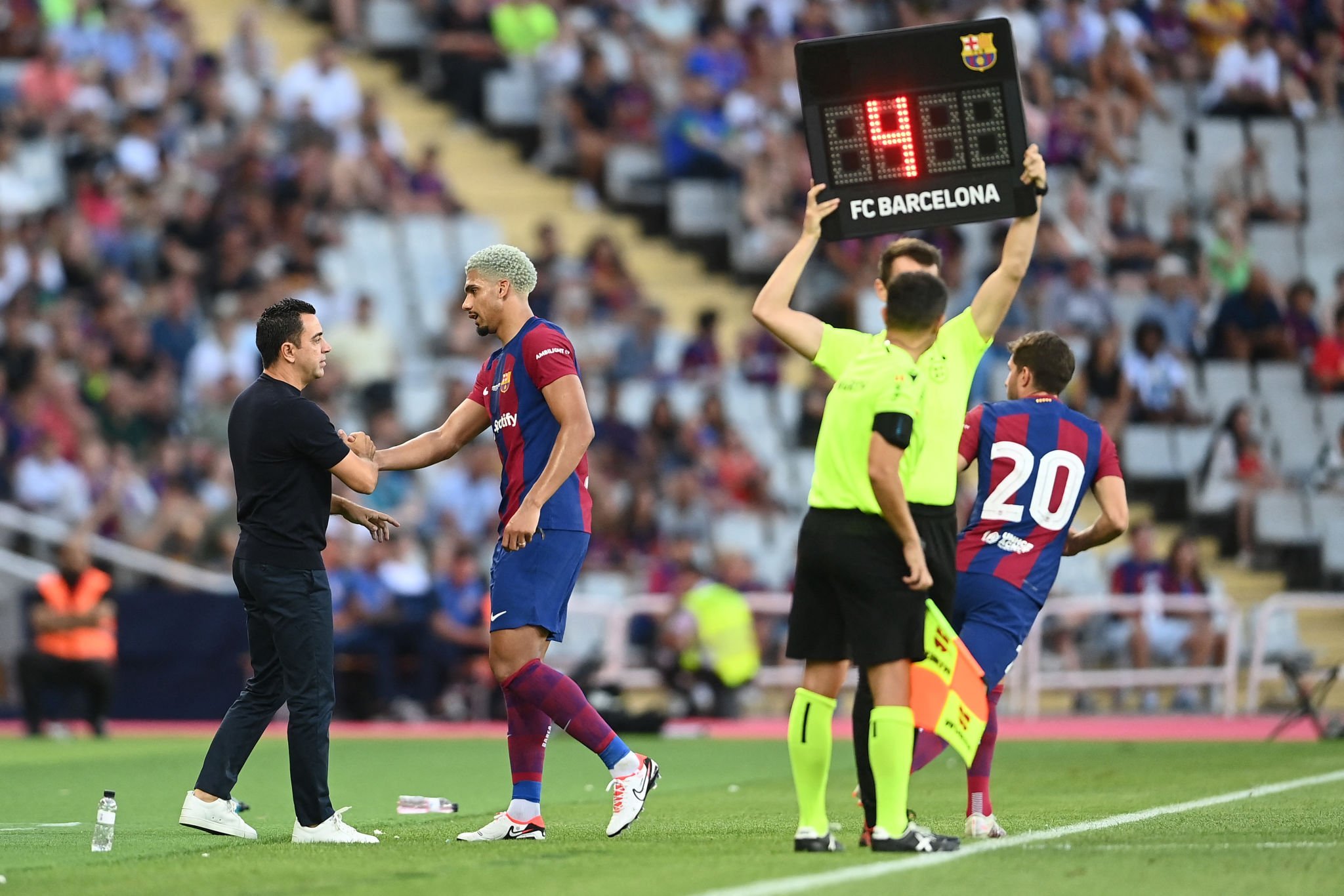 أراوخو، تشافي، برشلونة
