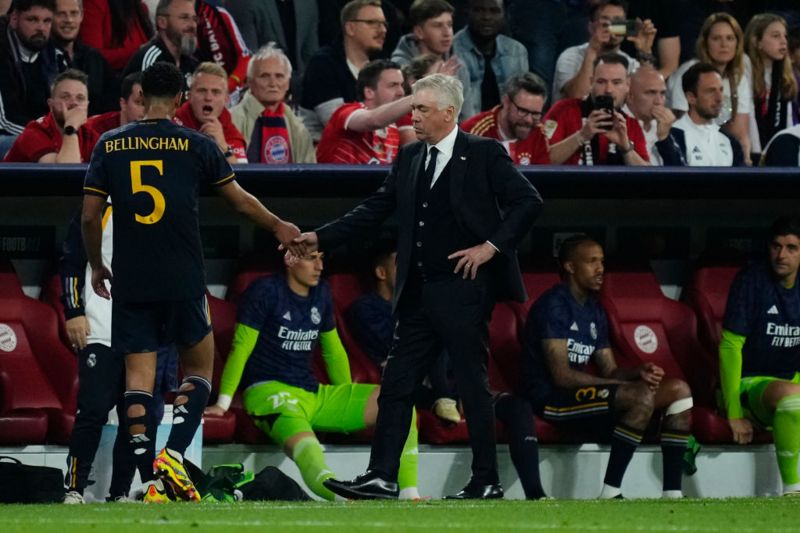 بيلينجهام، ريال مدريد، أنشيلوتي