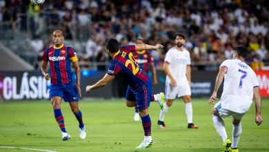 كلاسيكو أساطير ريال مدريد وبرشلونة