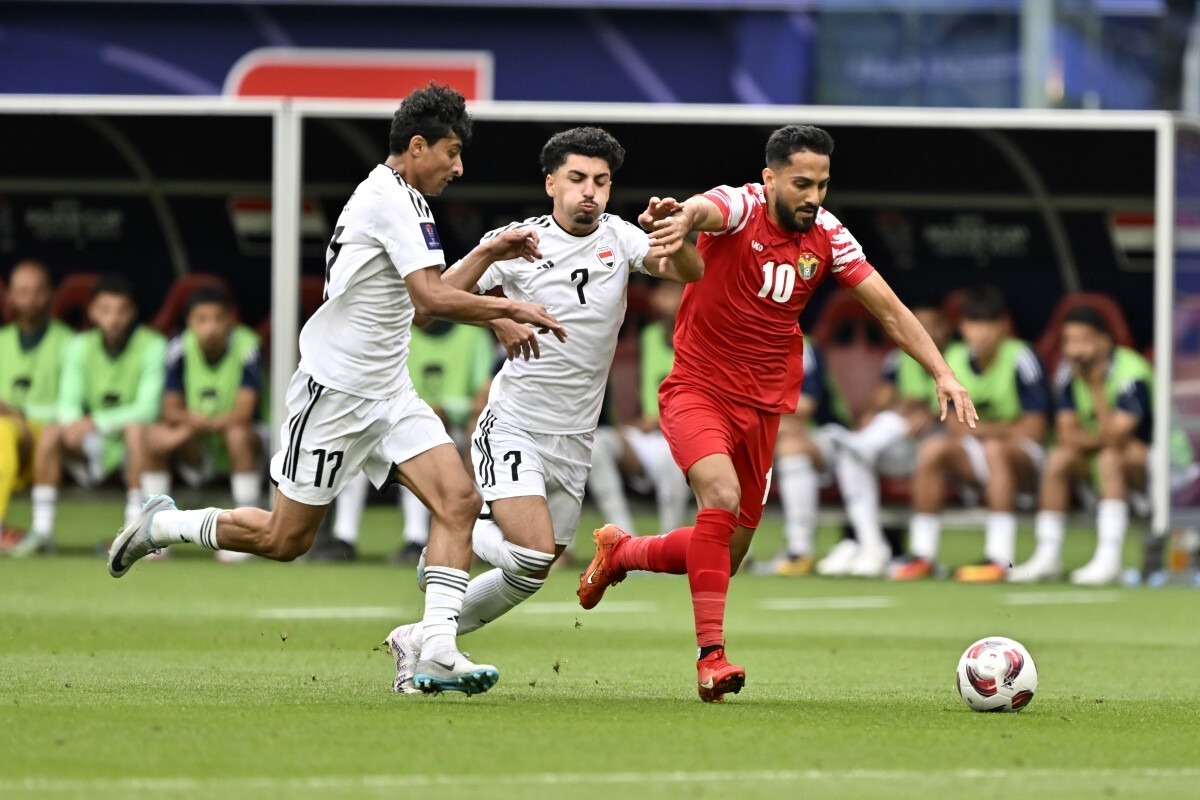 موعد مباراة العراق والأردن
