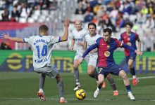 ملخص مباراة برشلونة ألافيس (1-0) من هنا