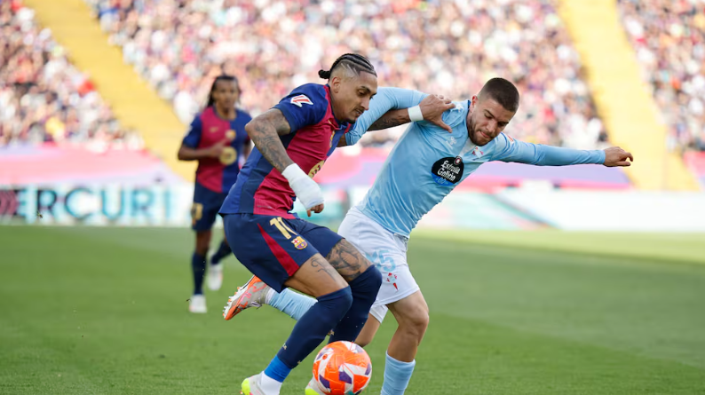 ملخص مباراة برشلونة وسيلتا فيجو (4-3)