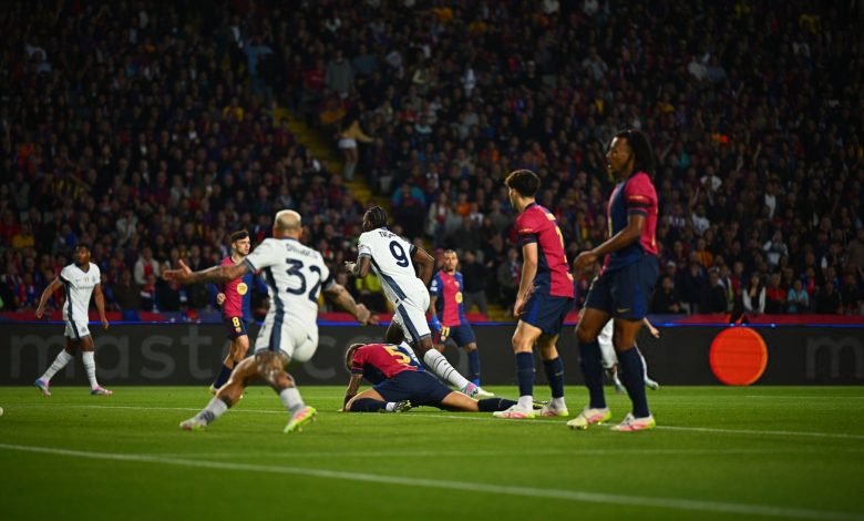 ملخص مباراة برشلونة وإنتر (3-3)