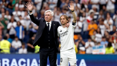 مودريتش، أنشيلوتي، بيريز