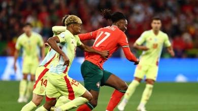 ملخص مباراة البرتغال وإسبانيا (2-2)
