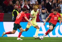 أهداف مباراة البرتغال وإسبانيا (2-2)