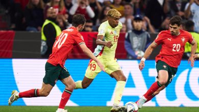 أهداف مباراة البرتغال وإسبانيا (2-2)