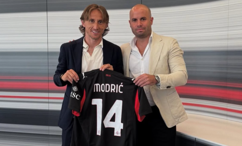 مودريتش، ميلان، ريال مدريد