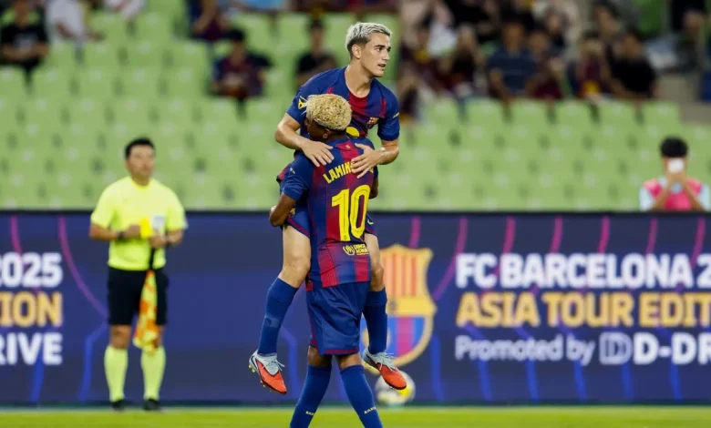 ملخص أهداف مباراة برشلونة ودايغو (5-0)