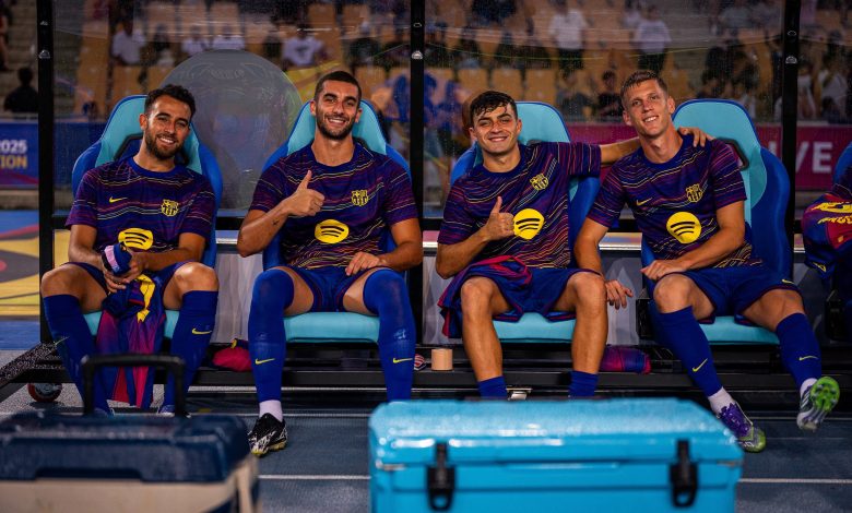 برشلونة، أولمو، توريس، بيدري، جارسيا