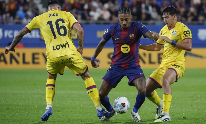 ملخص مباراة برشلونة وخيتافي (3-0)