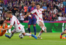 ملخص مباراة برشلونة وأولمبياكوس (6-1)