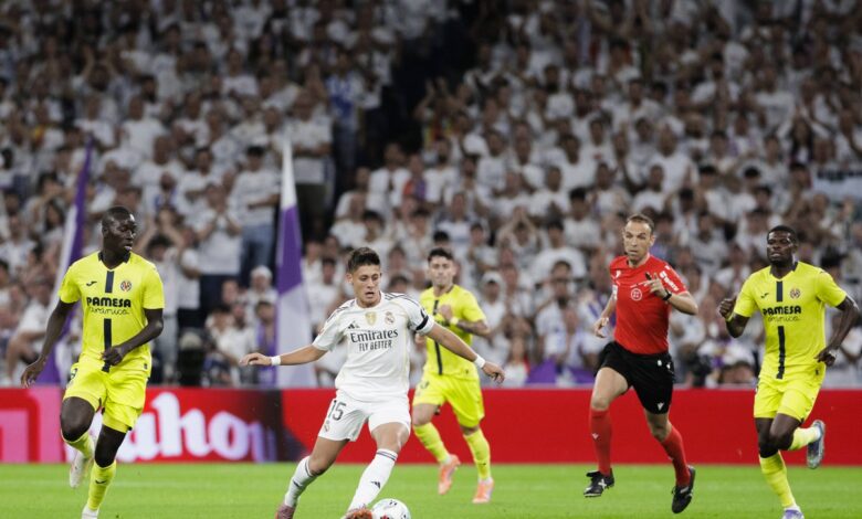 ملخص مباراة ريال مدريد وفياريال (3-1)