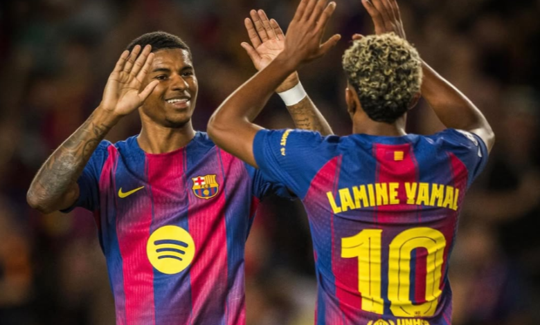 راشفورد، برشلونة، رافينيا