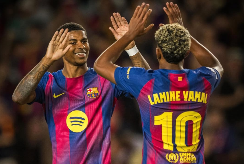 راشفورد، برشلونة، رافينيا