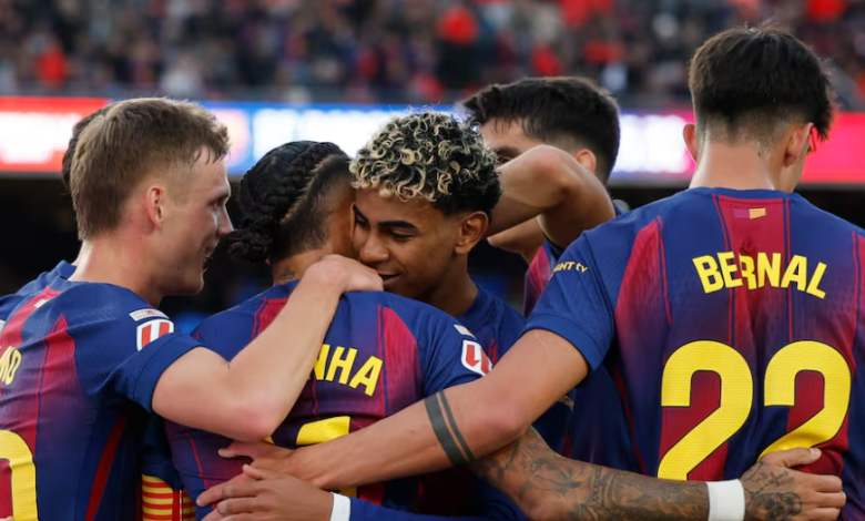 ملخص مباراة برشلونة وألافيس 3-1