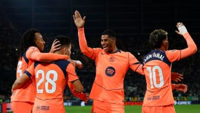 ملخص مباراة برشلونة وبيتيس (5-3)