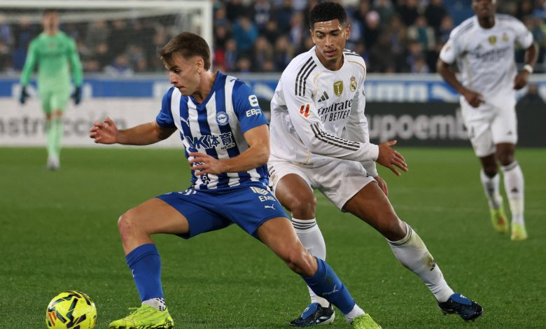 ملخص مباراة ريال مدريد وألافيس (2-1)
