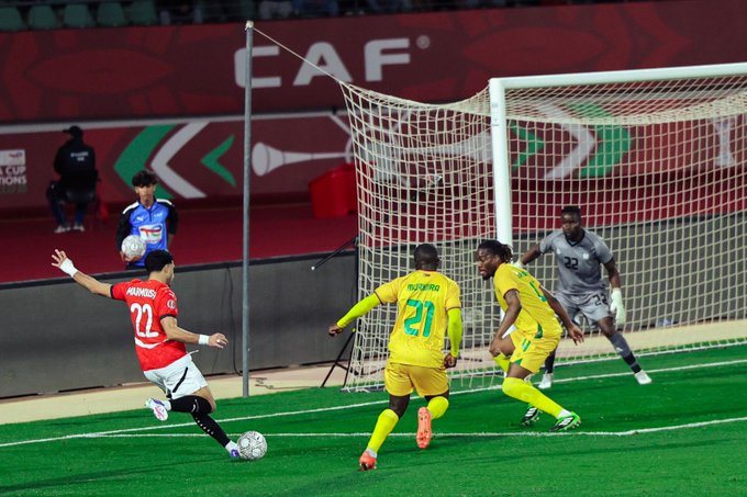 ملخص مباراة مصر وزيمباوي (2-1)