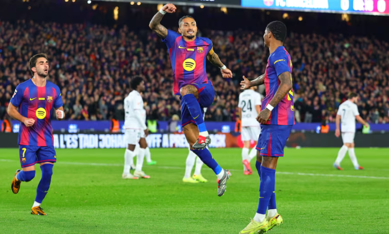 ملخص مباراة برشلونة وأوساسونا (2-0)