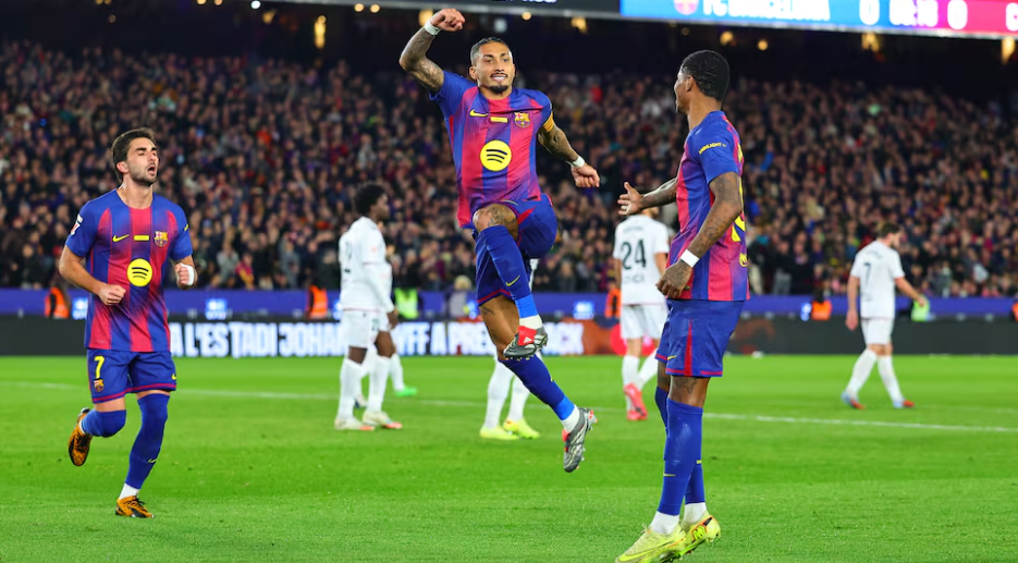 ملخص مباراة برشلونة وأوساسونا (2-0)