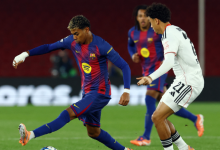 ملخص مباراة برشلونة وفرانكفورت (2-1)