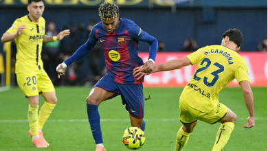 ملخص مباراة برشلونة وفياريال (2-0)