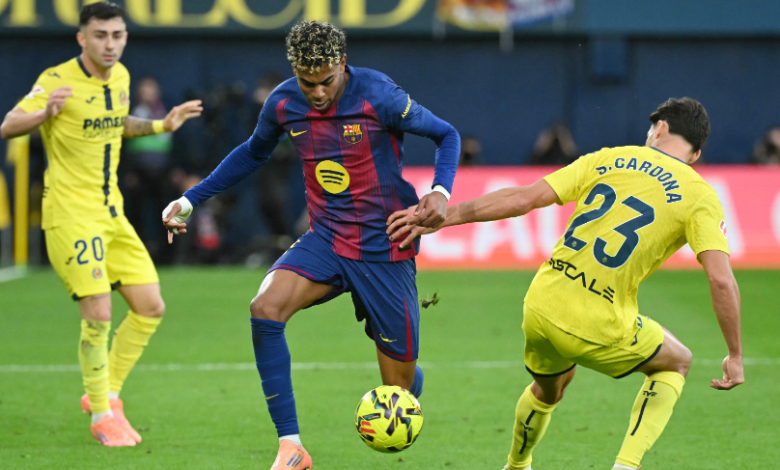 ملخص مباراة برشلونة وفياريال (2-0)