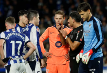 ملخص مباراة برشلونة وسوسيداد 2-1