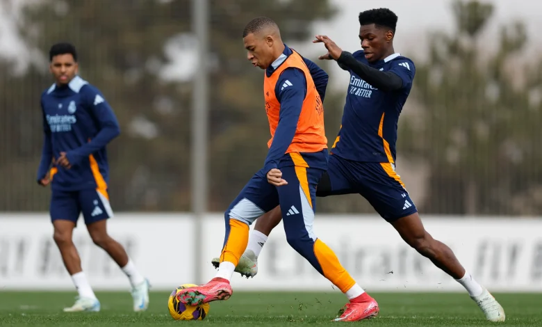 تدريبات، ريال مدريد، مبابي