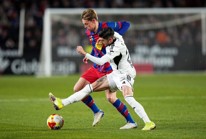 ملخص أهداف مباراة برشلونة وألباسيتي (2-1)