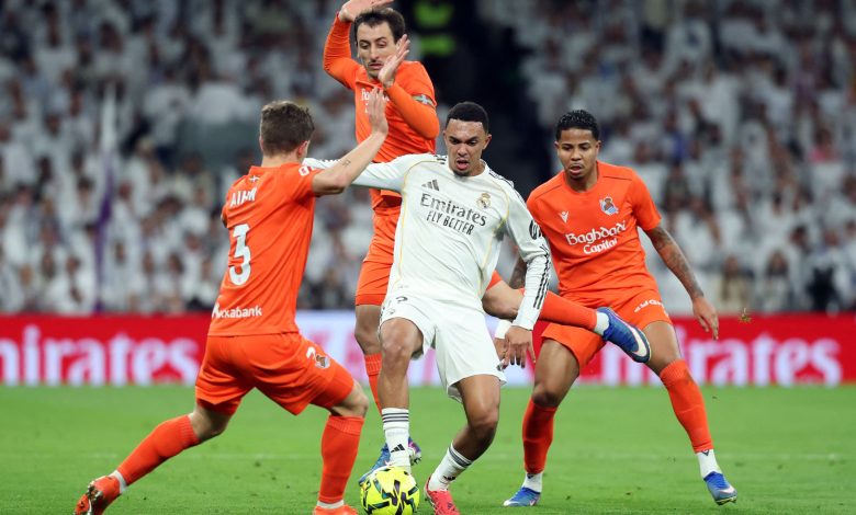 ملخص مباراة ريال مدريد وسوسيداد (4-1)