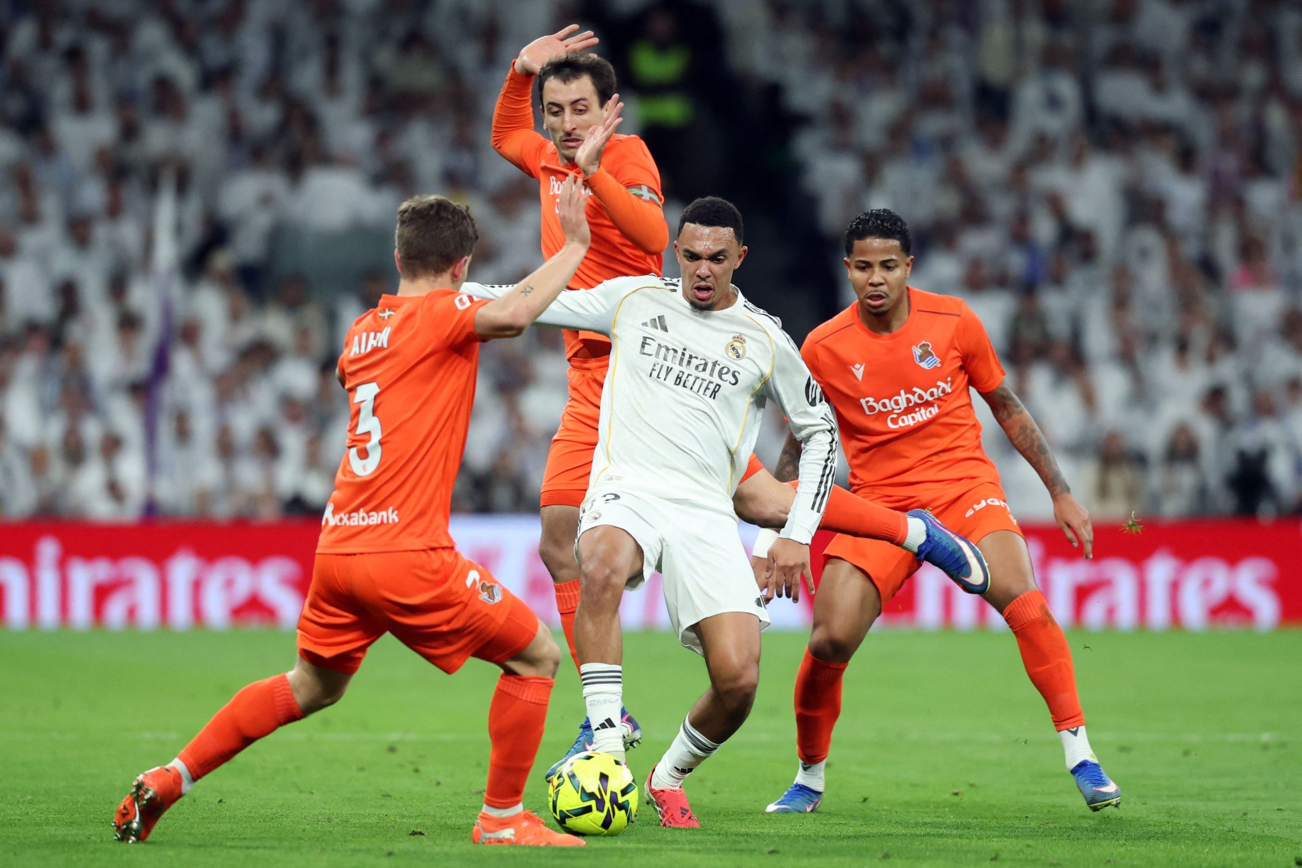 ملخص مباراة ريال مدريد وسوسيداد (4-1)