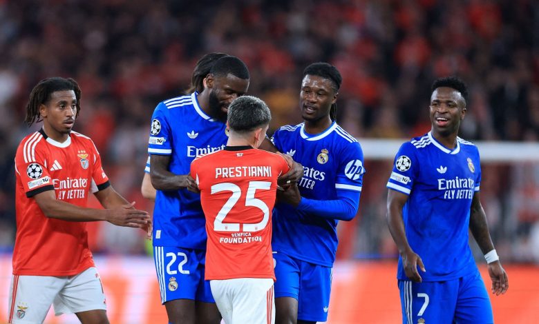 ريال مدريد وبنفيكا، فينيسيوس