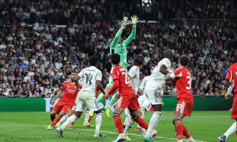 ملخص مباراة ريال مدريد وبنفيكا (2-1)