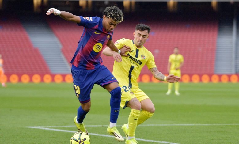 برشلونة وفياريال، لامين يامال