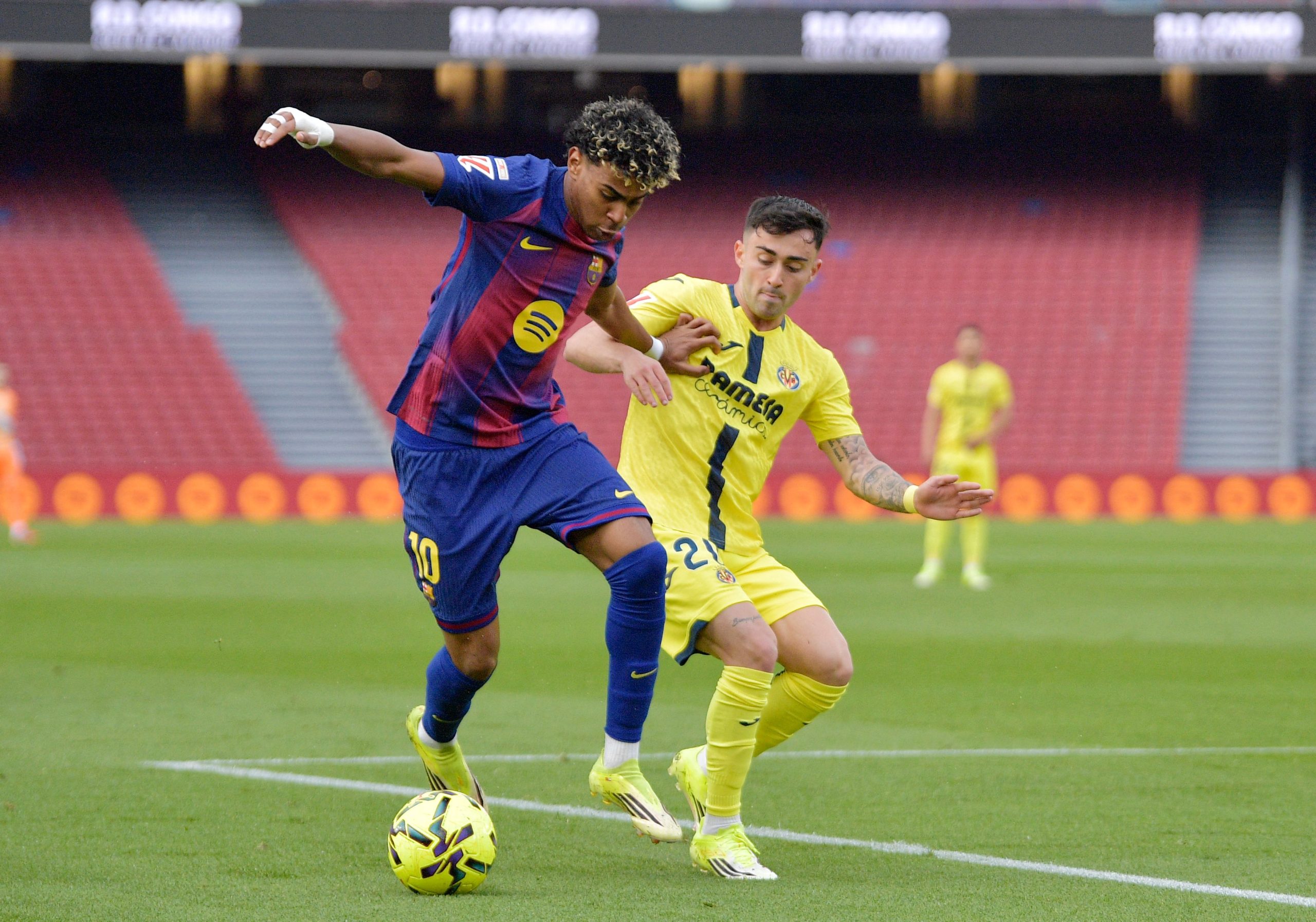 برشلونة وفياريال، لامين يامال