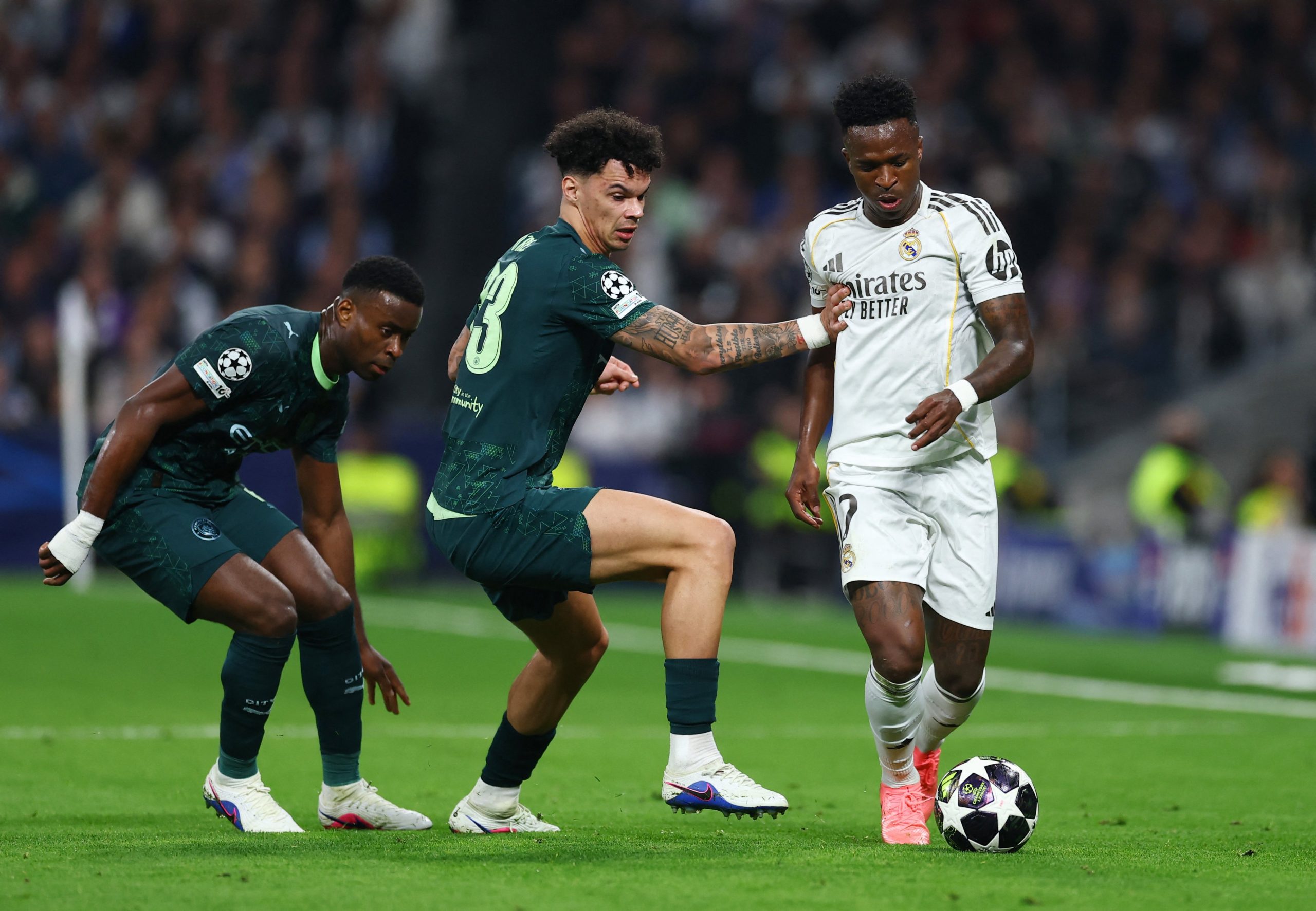 ملخص مباراة ريال مدريد ومانشستر سيتي (3-0)