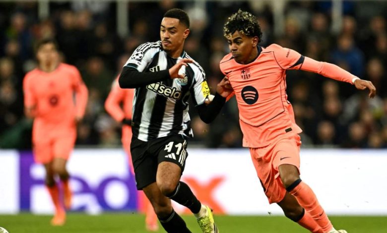 ملخص مباراة برشلونة ونيوكاسل