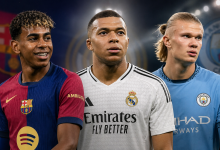 ريال مدريد، برشلونة، مان سيتي، هالاند، مبابي، يامال