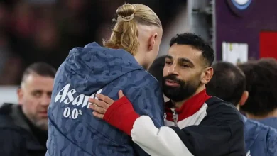 هالاند وصلاح