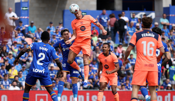ملخص مباراة برشلونة وخيتافي (2-0)