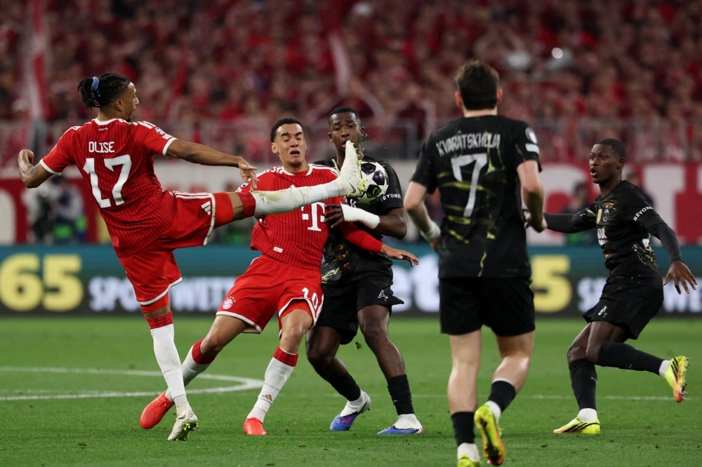 ملخص مباراة باريس سان جيرمان بايرن ميونخ 1-1