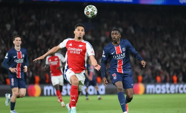 آرسنال، باريس سان جيرمان، دوري أبطال أوروبا