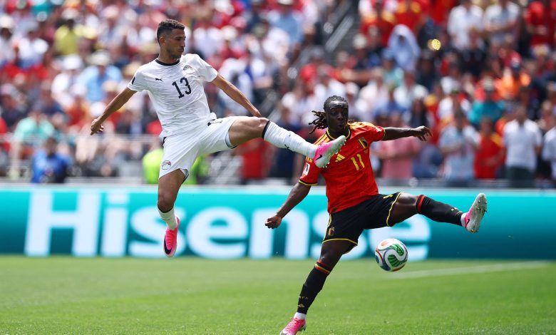 مصر، بلجيكا، كأس العالم
