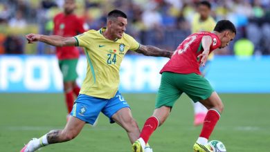 ملخص مباراة البرازيل والمغرب (1-1)