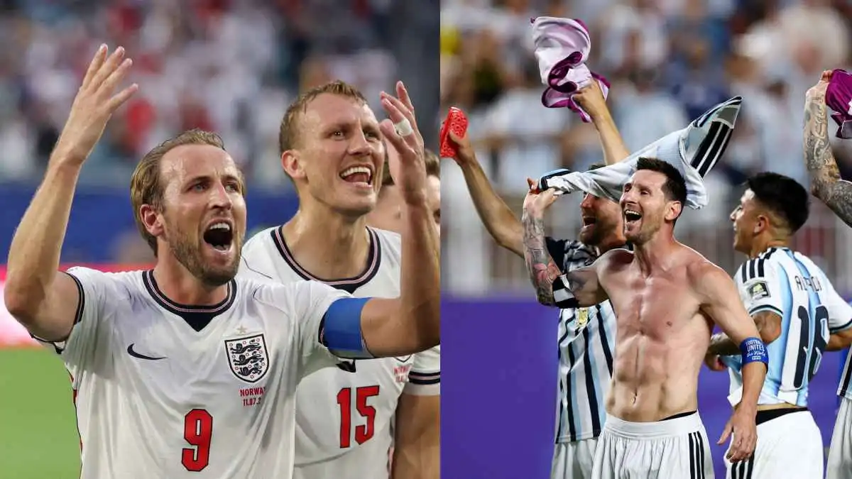 الأرجنتين وإنجلترا، كأس العالم