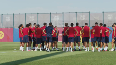 برشلونة، تدريبات